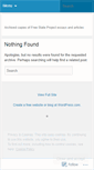 Mobile Screenshot of freestateprojectarchives.wordpress.com