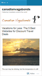 Mobile Screenshot of canadianvagabonds.wordpress.com