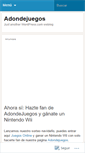 Mobile Screenshot of adondejuegos.wordpress.com