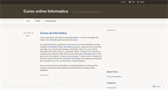 Desktop Screenshot of informatica73.wordpress.com