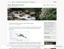 Tablet Screenshot of ericbowles.wordpress.com