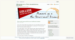Desktop Screenshot of nontraditional.wordpress.com