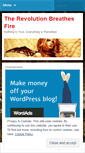 Mobile Screenshot of learningtobreathefire.wordpress.com