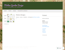 Tablet Screenshot of molinagardendesign.wordpress.com