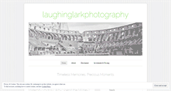 Desktop Screenshot of laughinglarkphotography.wordpress.com