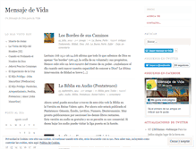 Tablet Screenshot of mensajedevida.wordpress.com