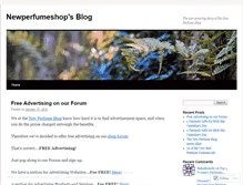 Tablet Screenshot of newperfumeshop.wordpress.com