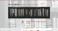 Desktop Screenshot of francosbooks.wordpress.com