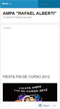 Mobile Screenshot of amparafaelalberti.wordpress.com