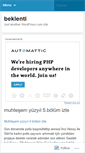 Mobile Screenshot of beklenti.wordpress.com