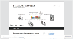 Desktop Screenshot of donearte.wordpress.com