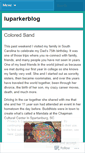 Mobile Screenshot of luparkerblog.wordpress.com