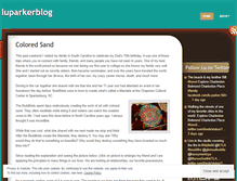 Tablet Screenshot of luparkerblog.wordpress.com