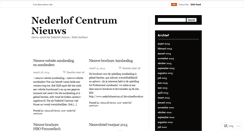 Desktop Screenshot of nederlofcentrum.wordpress.com