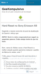 Mobile Screenshot of geekompulsivo.wordpress.com