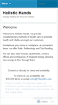 Mobile Screenshot of holistichands.wordpress.com