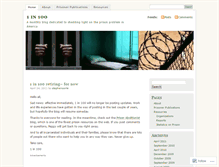 Tablet Screenshot of 1in100.wordpress.com