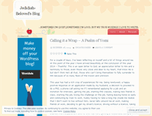 Tablet Screenshot of jedidiahbeloved.wordpress.com