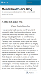 Mobile Screenshot of mentalhealthuk.wordpress.com