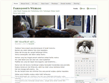 Tablet Screenshot of faris2006.wordpress.com