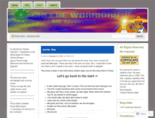 Tablet Screenshot of cpcheesewarriors.wordpress.com