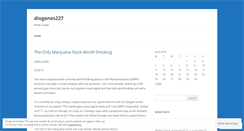 Desktop Screenshot of diogenes227.wordpress.com