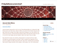 Tablet Screenshot of 31dayfatlosscurereview1.wordpress.com