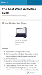 Mobile Screenshot of ldswardactivities.wordpress.com