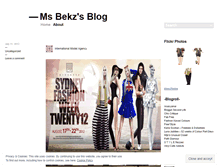 Tablet Screenshot of msbekz.wordpress.com