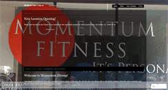 Desktop Screenshot of mymomentumfitness.wordpress.com