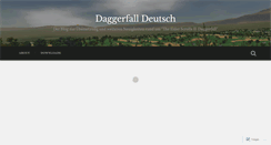 Desktop Screenshot of daggerfalldeutsch.wordpress.com