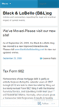 Mobile Screenshot of blacklobellolawblog.wordpress.com