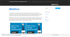 Desktop Screenshot of escueladeverano2011.wordpress.com