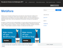 Tablet Screenshot of escueladeverano2011.wordpress.com