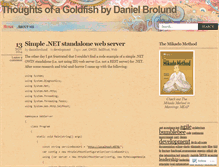 Tablet Screenshot of danielbrolund.wordpress.com