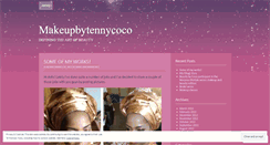 Desktop Screenshot of makeupbytennycoco.wordpress.com