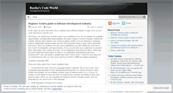 Desktop Screenshot of littlerasika.wordpress.com