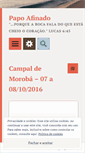 Mobile Screenshot of papoafinado.wordpress.com