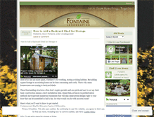 Tablet Screenshot of fontainelandscaping.wordpress.com