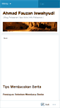 Mobile Screenshot of ahmadfauzanisw.wordpress.com