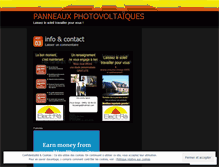 Tablet Screenshot of lepanneauphotovoltaique.wordpress.com