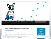 Tablet Screenshot of logosense.wordpress.com