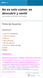 Mobile Screenshot of noessolocomer.wordpress.com