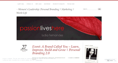 Desktop Screenshot of passionliveshere.wordpress.com