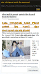 Mobile Screenshot of obatsakitperutuntukibumenyusui.wordpress.com