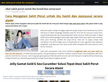 Tablet Screenshot of obatsakitperutuntukibumenyusui.wordpress.com