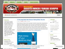Tablet Screenshot of jakartaownersyamahascorpio.wordpress.com