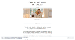 Desktop Screenshot of erinpaigepitts.wordpress.com