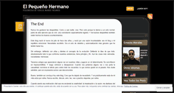 Desktop Screenshot of elpequenohermano.wordpress.com