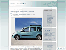 Tablet Screenshot of mundoautomotor.wordpress.com